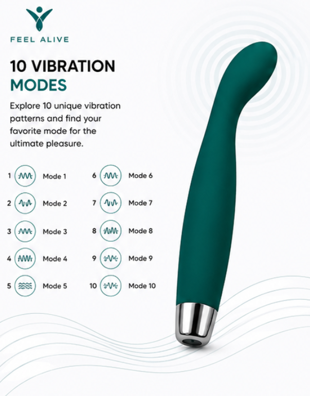 Feel Alive Premium G-Spot Vibrator For Intense Pleasure