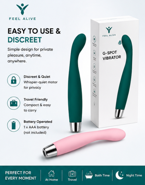 Feel Alive Premium G-Spot Vibrator For Intense Pleasure