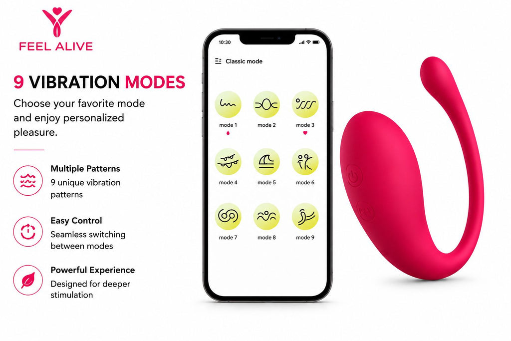 Feel Alive Wearable App Control Vibrator