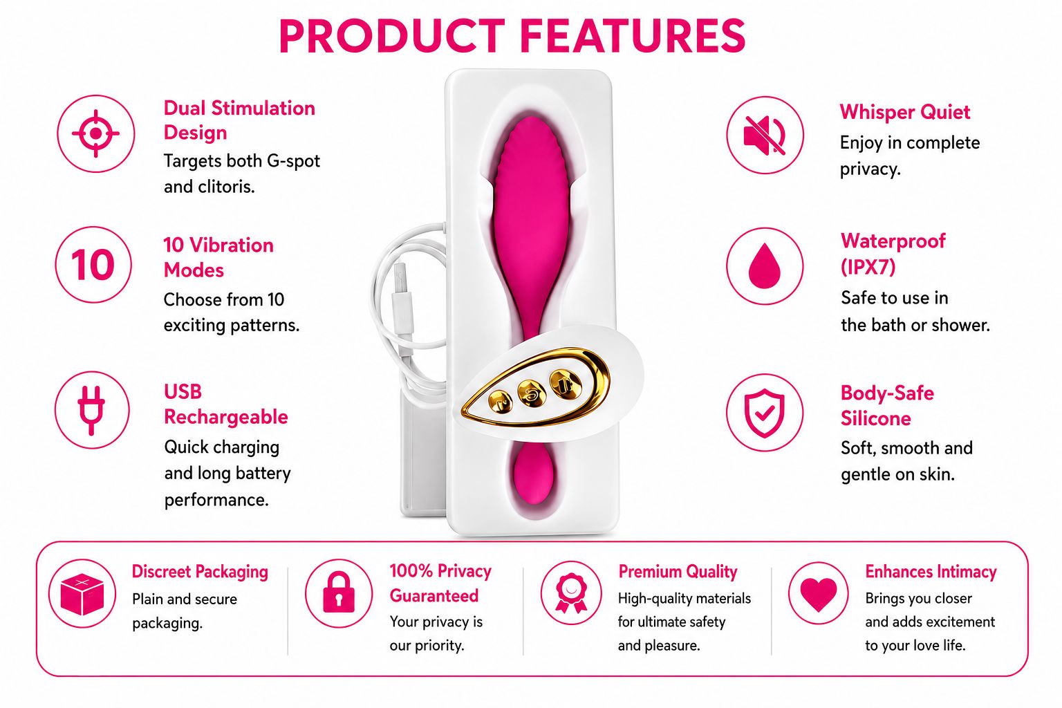 FEEL ALIVE G-SPOT & CLITORAL VIBRATOR