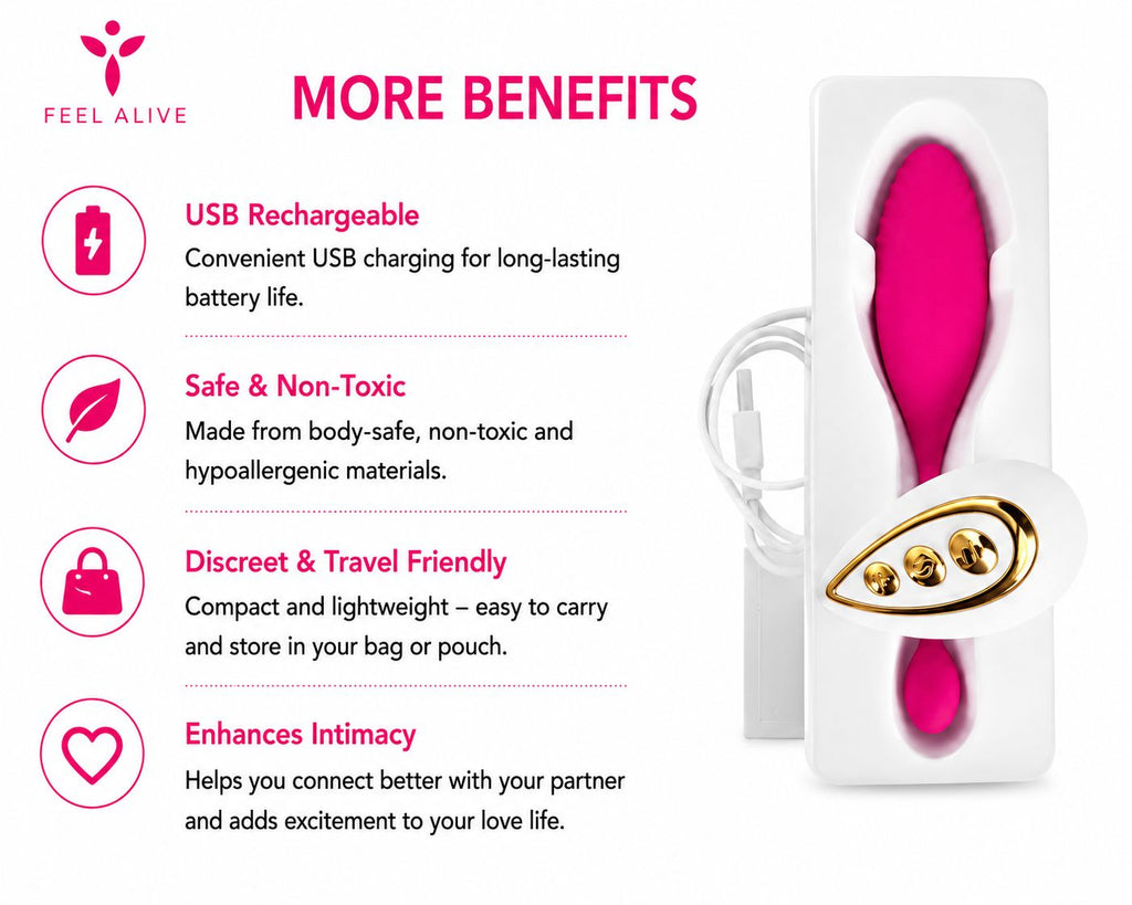 FEEL ALIVE G-SPOT & CLITORAL VIBRATOR